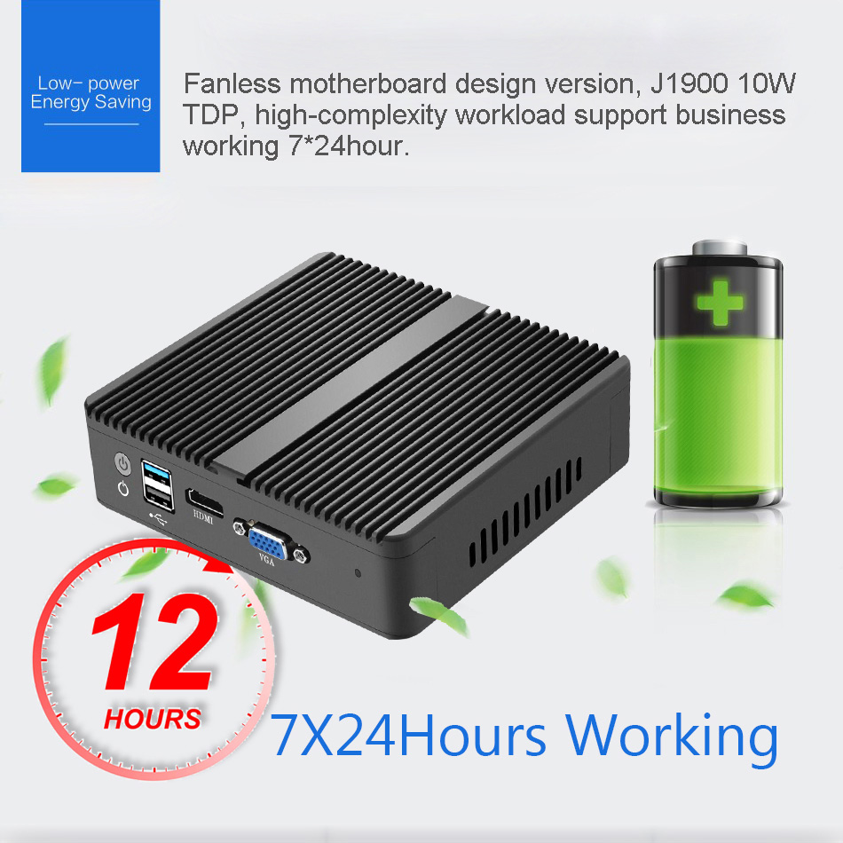 Безвентиляторный мини-ПК с 4 п – обзор и цена Thin Client Mini Pc